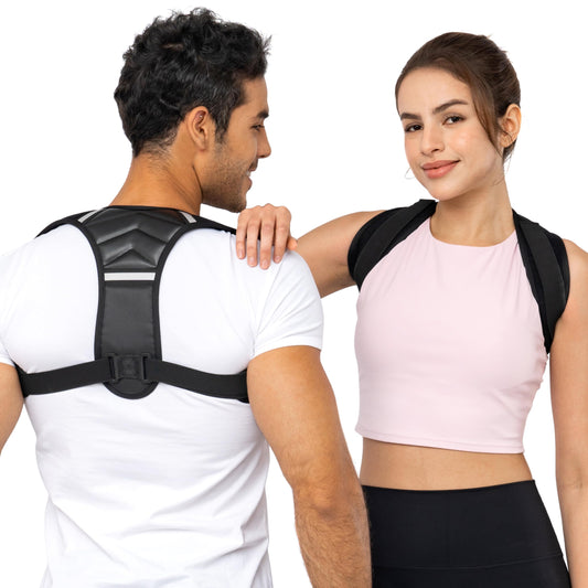benoo Back Posture Corrector for Women & Men, Comfy Adjustable Back Brace to Improve Posture & Relieve Back Pain (Mens M/L - Women L/XL)
