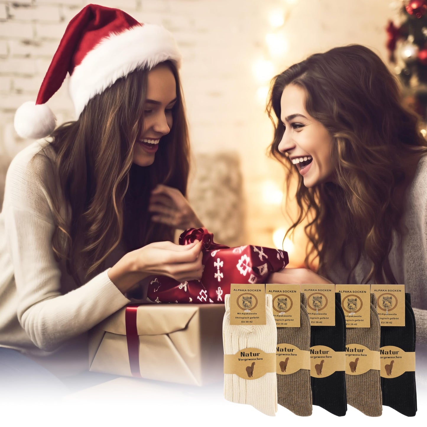 Belloxis 5 Pairs Alpaca Socks Women Wool Socks for Women Thermal Socks Winter Socks Warm Socks Cozy Socks Thick Socks Women Socket Set Boot Socks Birthday Gifts for Women