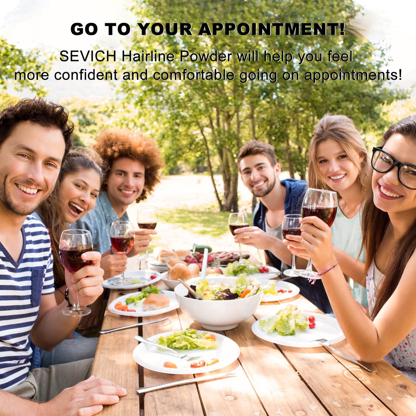 Sevich Hairline Powder: Instantly Conceals Hair Loss and Gray Roots, Grey Windproof & Sweatproof Hair Toppers for Women & Men