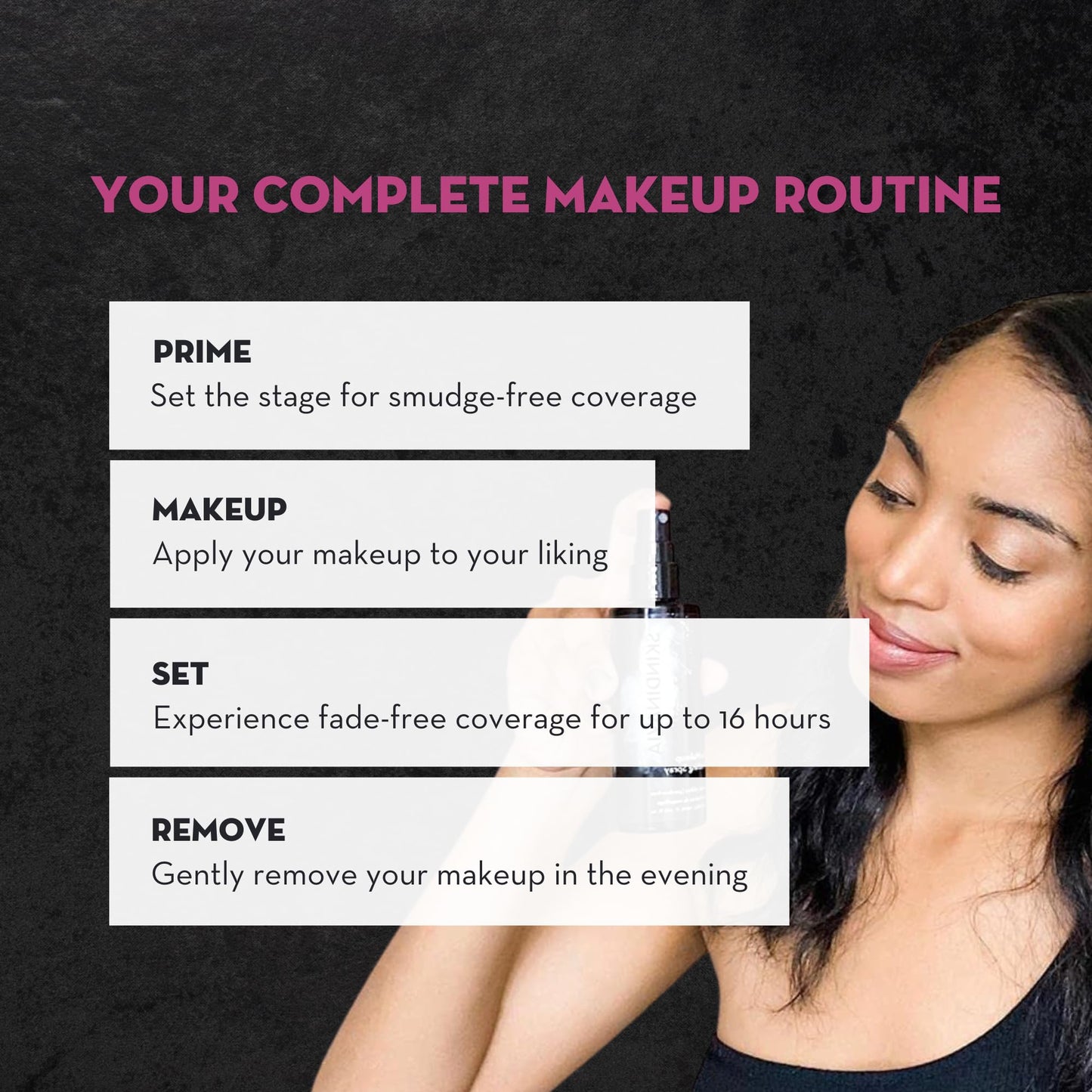 Skindinavia The Makeup Remover Spray - Cleansing Mist Removes Makeup without Drying or Irritating Skin - Hypoallergenic, Gentle & Suitable for Sensitive Skin & Face (4 oz)