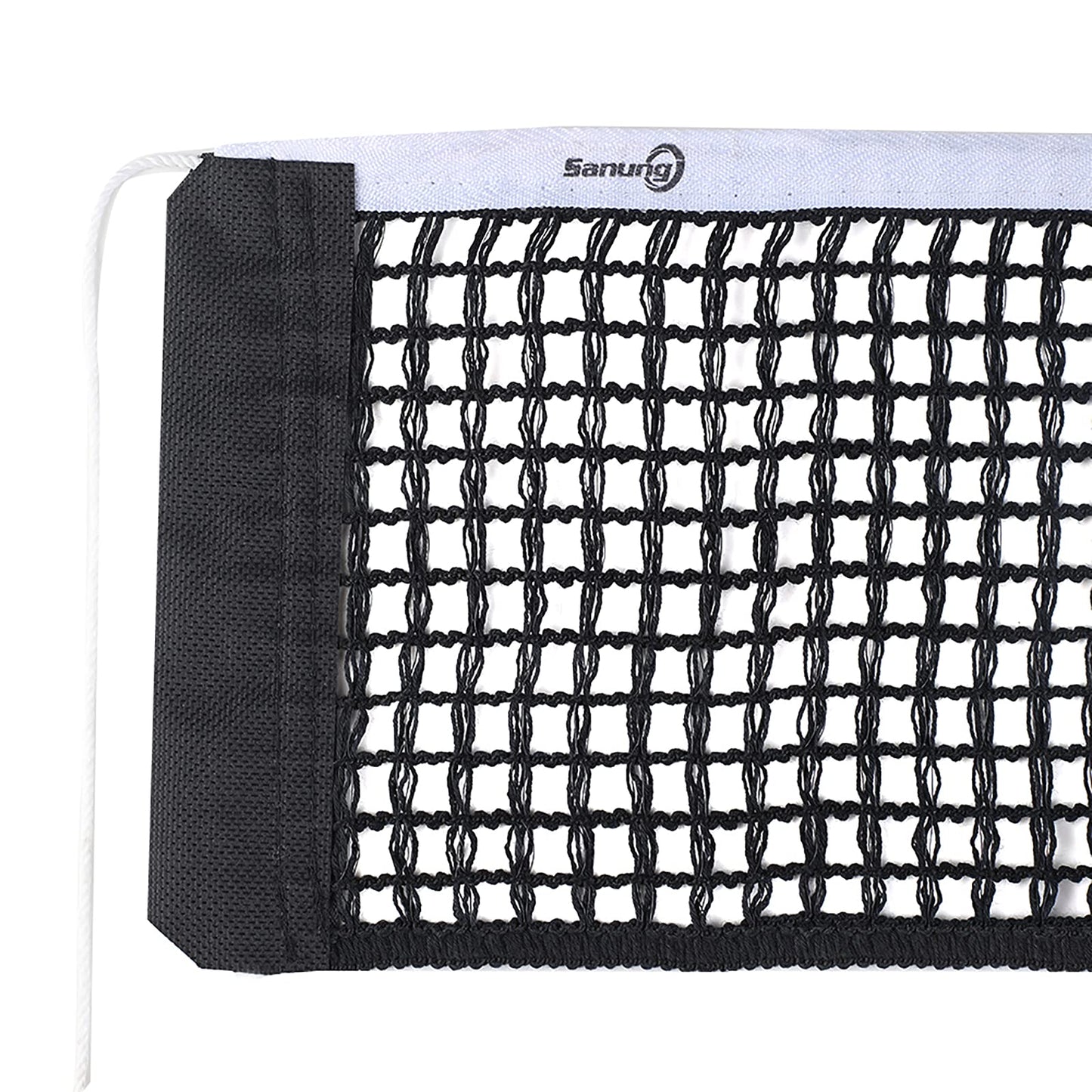 Sanung Table Tennis Net,C-Y2 Portable Table Tennis Thicken Mesh Net Impact Resistant Ping Pong Table Replacement Net for Any Standard SizeTable,Black