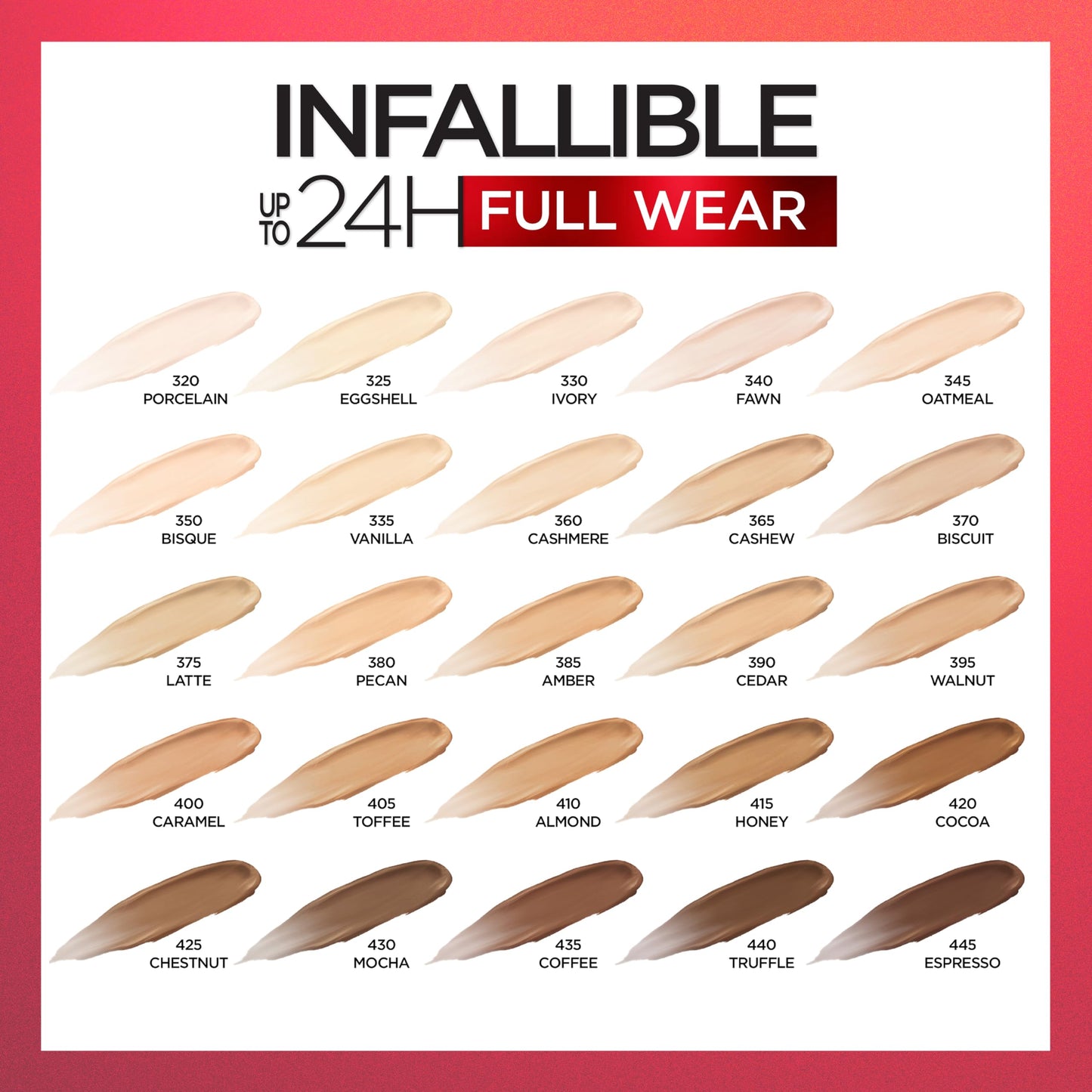 L'Oreal Paris Makeup Infallible Full Wear Waterproof Matte Concealer, Full Coverage, Mocha, 0.33 fl. oz.