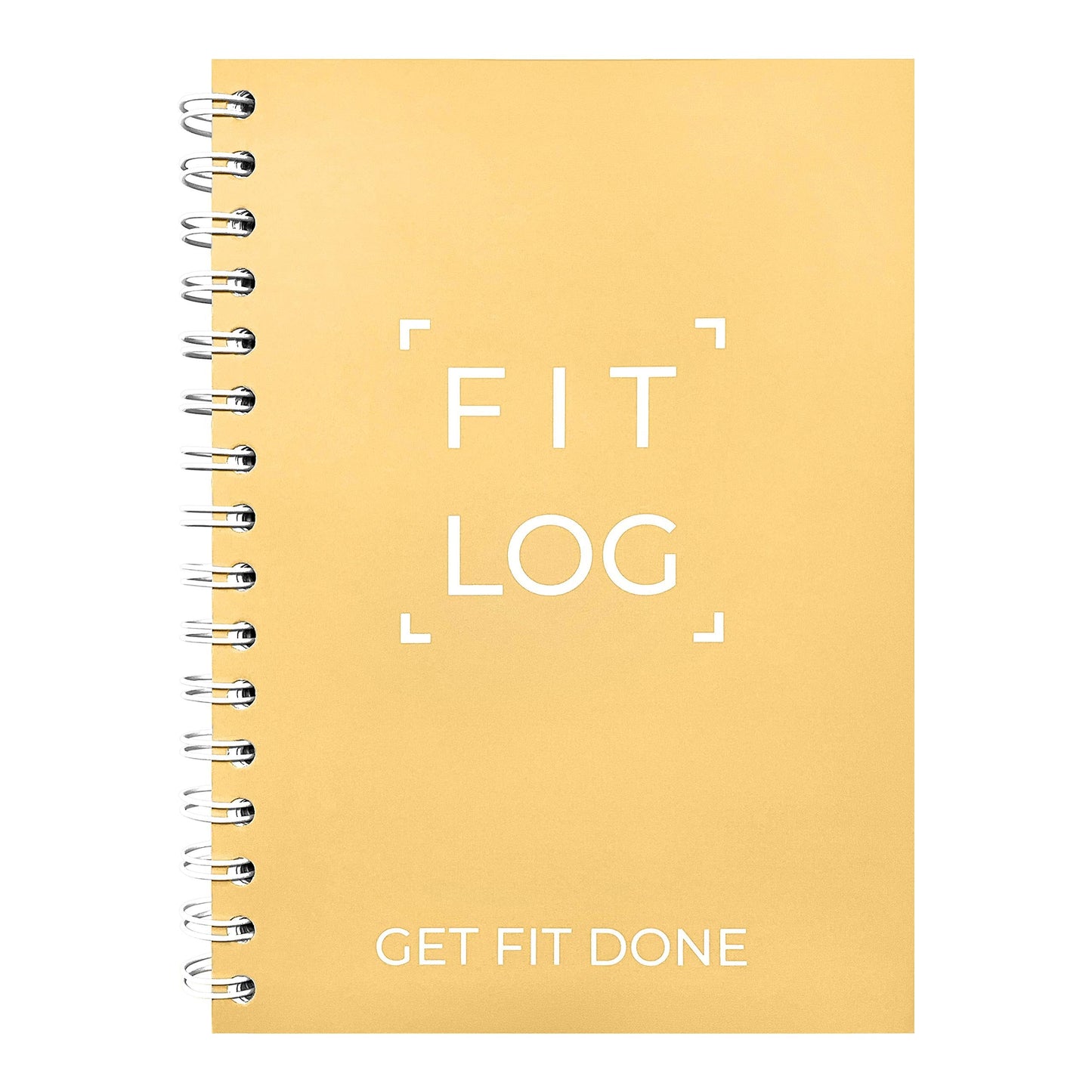 Fitness Journal & Workout Planner - Designed by Experts Gym Notebook, Workout Tracker, Exercise Log Book for Men Women - Yellow