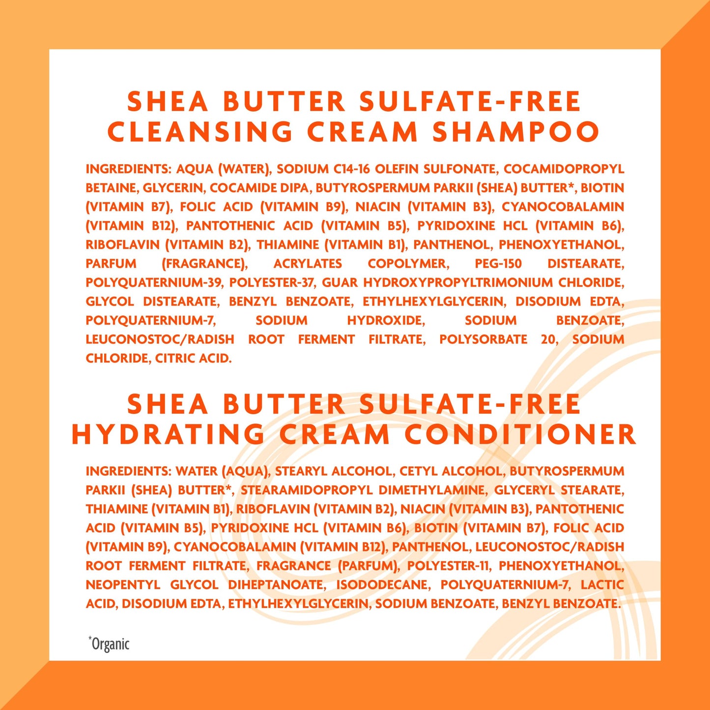 Cantu Shampoo & Conditioner with Shea Butter for Natural Hair, 1L (Pack of 2)