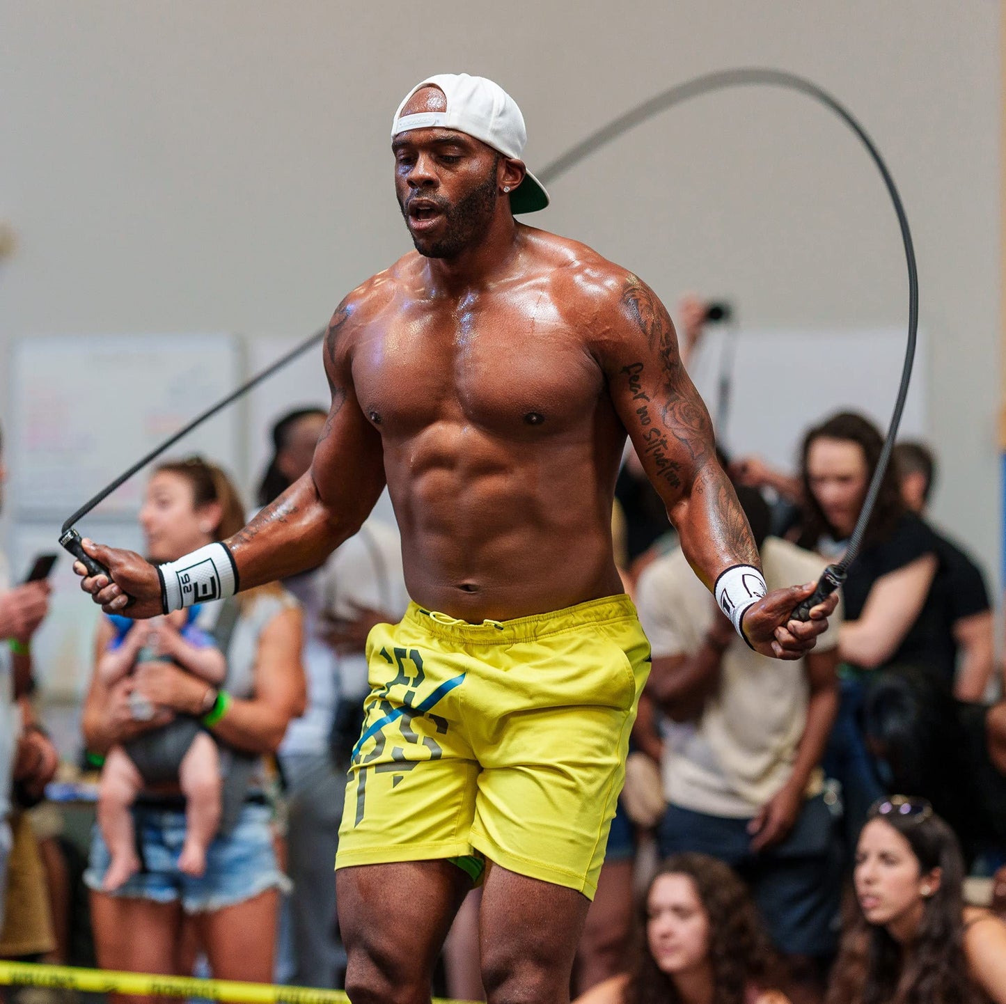 Element 26 Wrist Sweat Bands, Sweat Wicking - Multi-sport - White, Medium (2 Pair/4 Individual Wrist Bands)