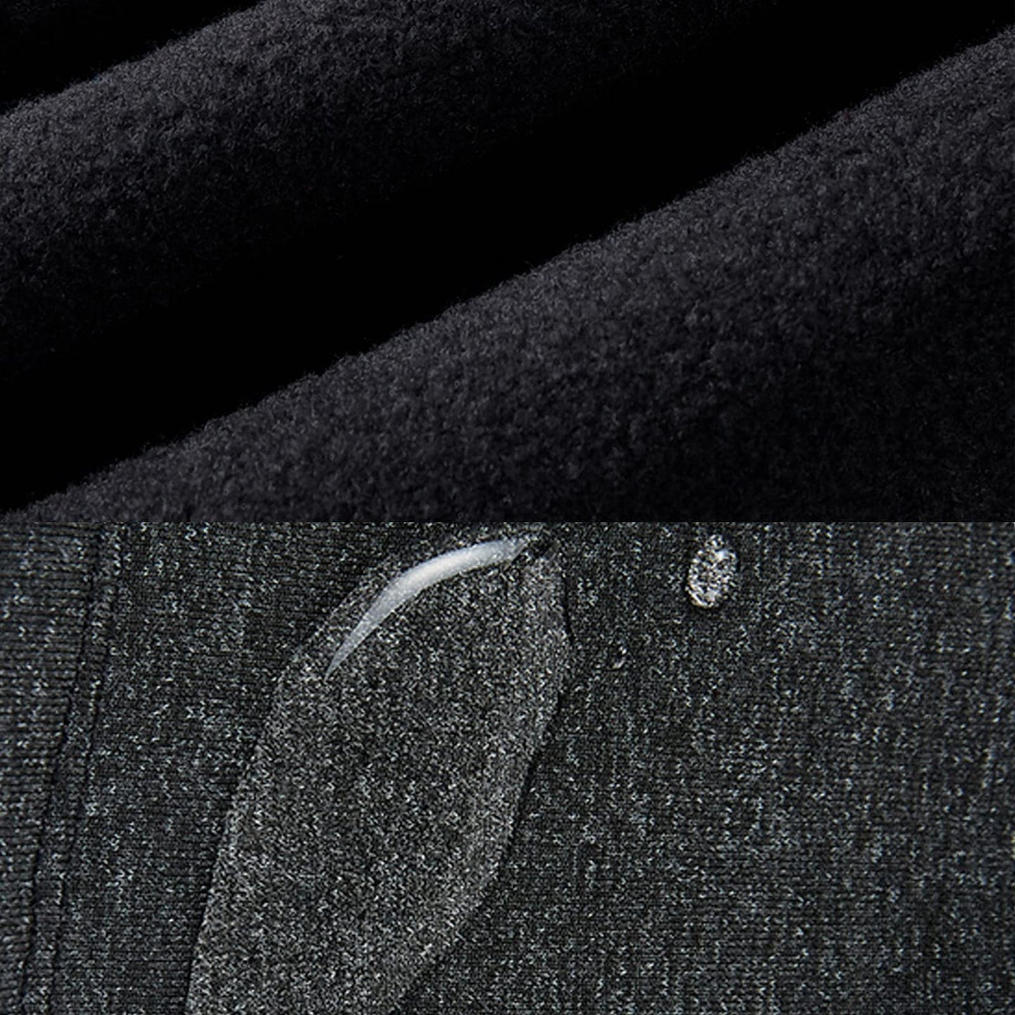 weilaike Cold Weather Balaclava Ski Mask, Water Resistant Windproof Fleece Thermal Face Mask, Moisture Wicking with Performance Soft(Black+Gray)