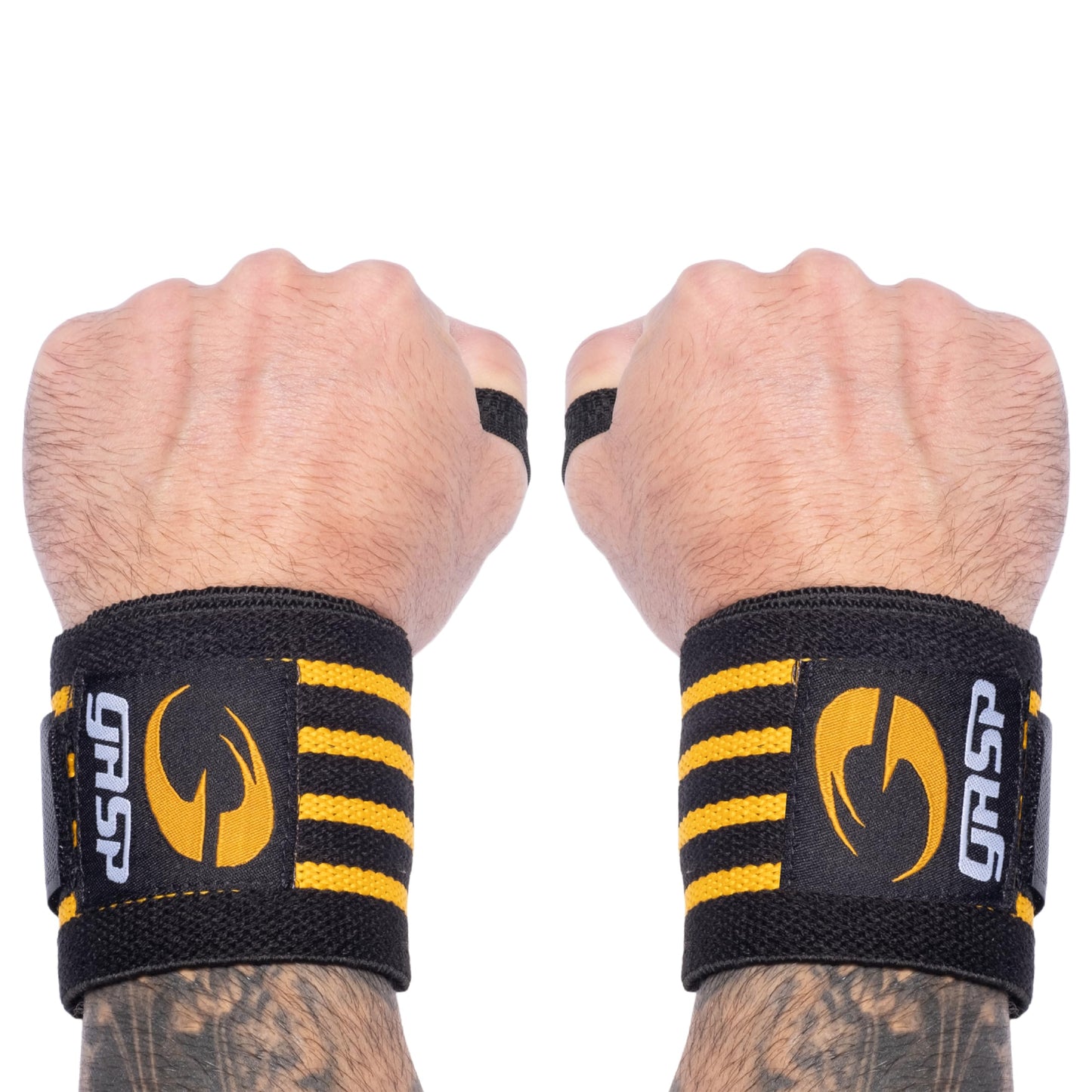 Gasp Hardcore Wrist Wraps 13” | Weightlifting Wrist Support for Men & Women | Best Gym Wrist Straps with Thumb Loop for Powerlifting Competition, Strength Training, Bodybuilding