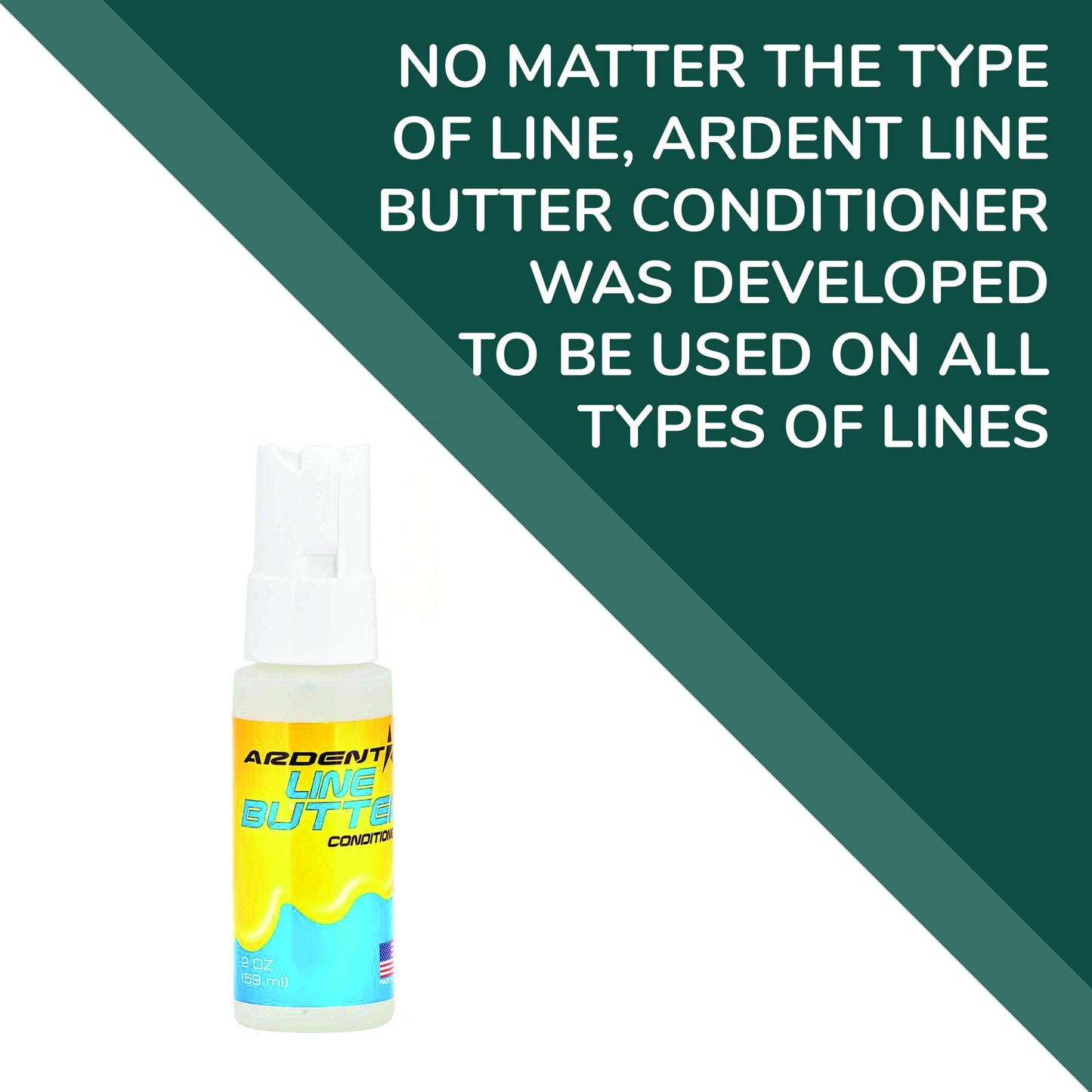 Ardent Line Butter Conditioner, 2 Ounces, Sm 7-Inch H, Yellow/Blue