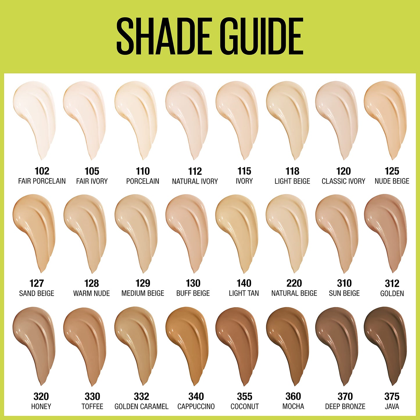 Maybelline Super Stay Full Coverage Liquid Foundation Active Wear Makeup, Up to 30Hr Wear, Transfer, Sweat & Water Resistant, Matte Finish, Toffee, 1 Count