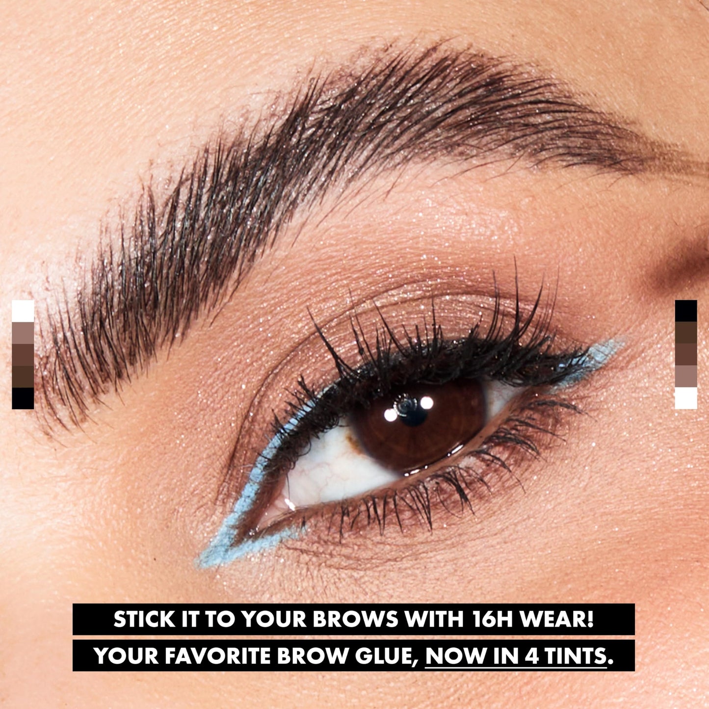 NYX PROFESSIONAL MAKEUP The Brow Glue, Extreme Hold Tinted Eyebrow Gel - Taupe
