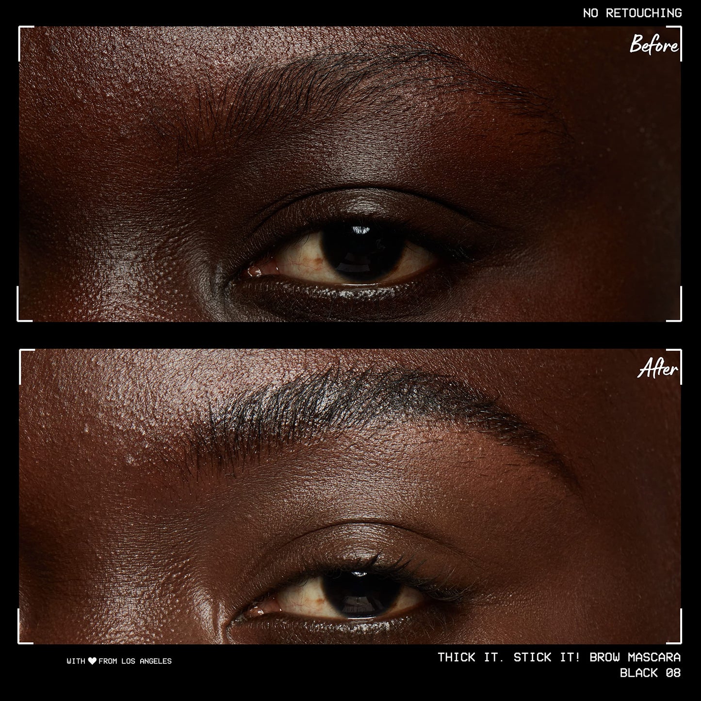 NYX PROFESSIONAL MAKEUP Thick It Stick It Thickening Brow Mascara, Eyebrow Gel - Black