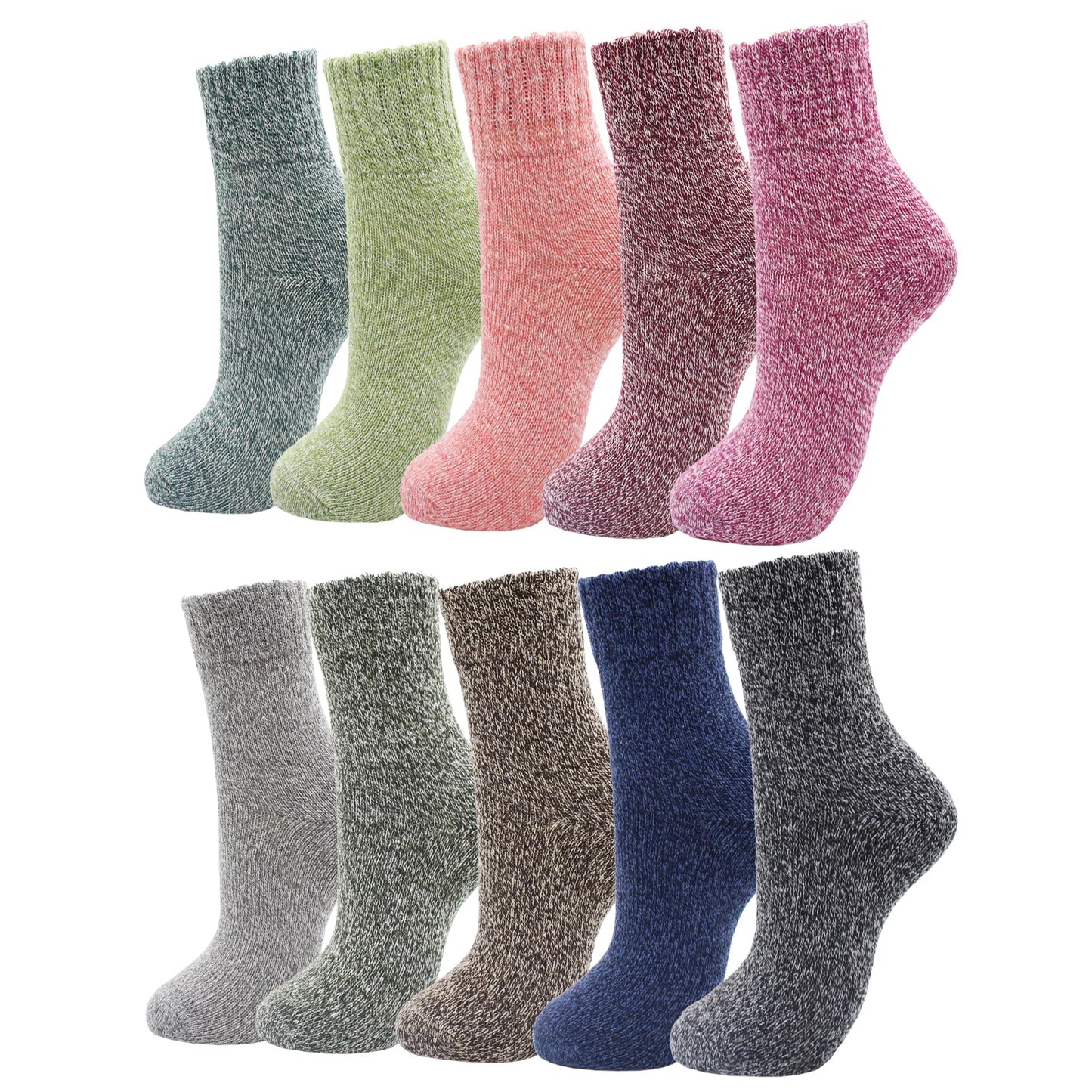 GLCMXMART wool socks for women, warm thermal thick winter socks for women cold weather, gift for women her
