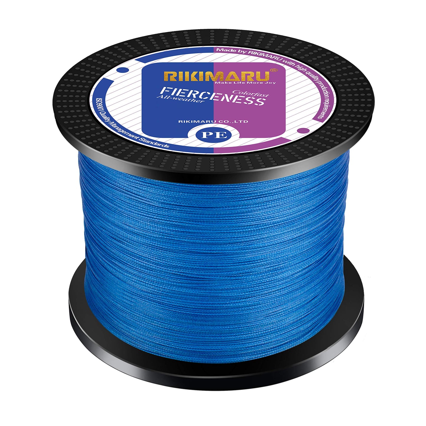Braided Fishing Line Abrasion Resistant Superline Zero Stretch&Low Memory Extra Thin Diameter Blue 327Yds,4LB