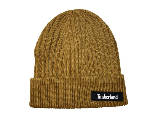 Timberland Men`s Ribbed Cuffed Beanie (Brown(T100843C-231), One Size)