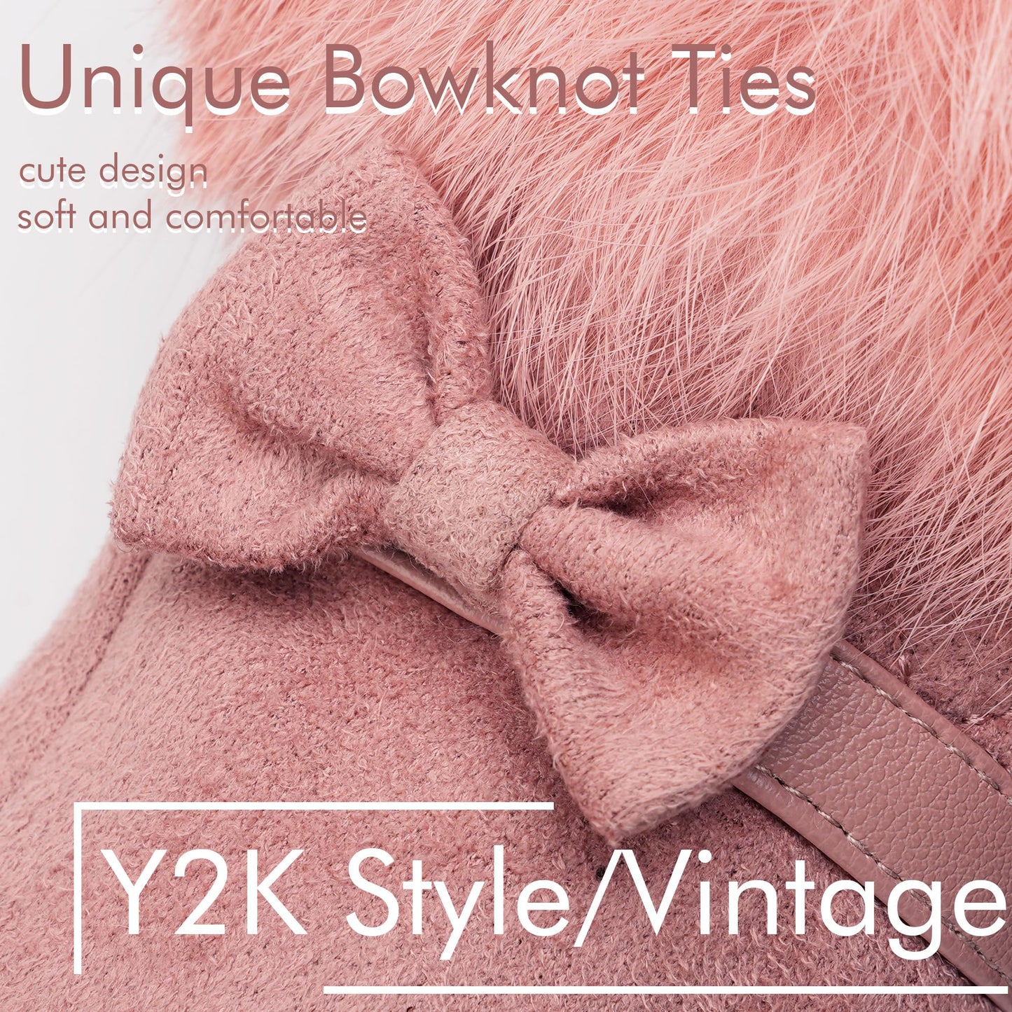 Hysenm Women Winter Gloves With Touch Screen Fingers Warm Suede Gloves Texting Thermal Windproof Mittens for Driving Running,Pink