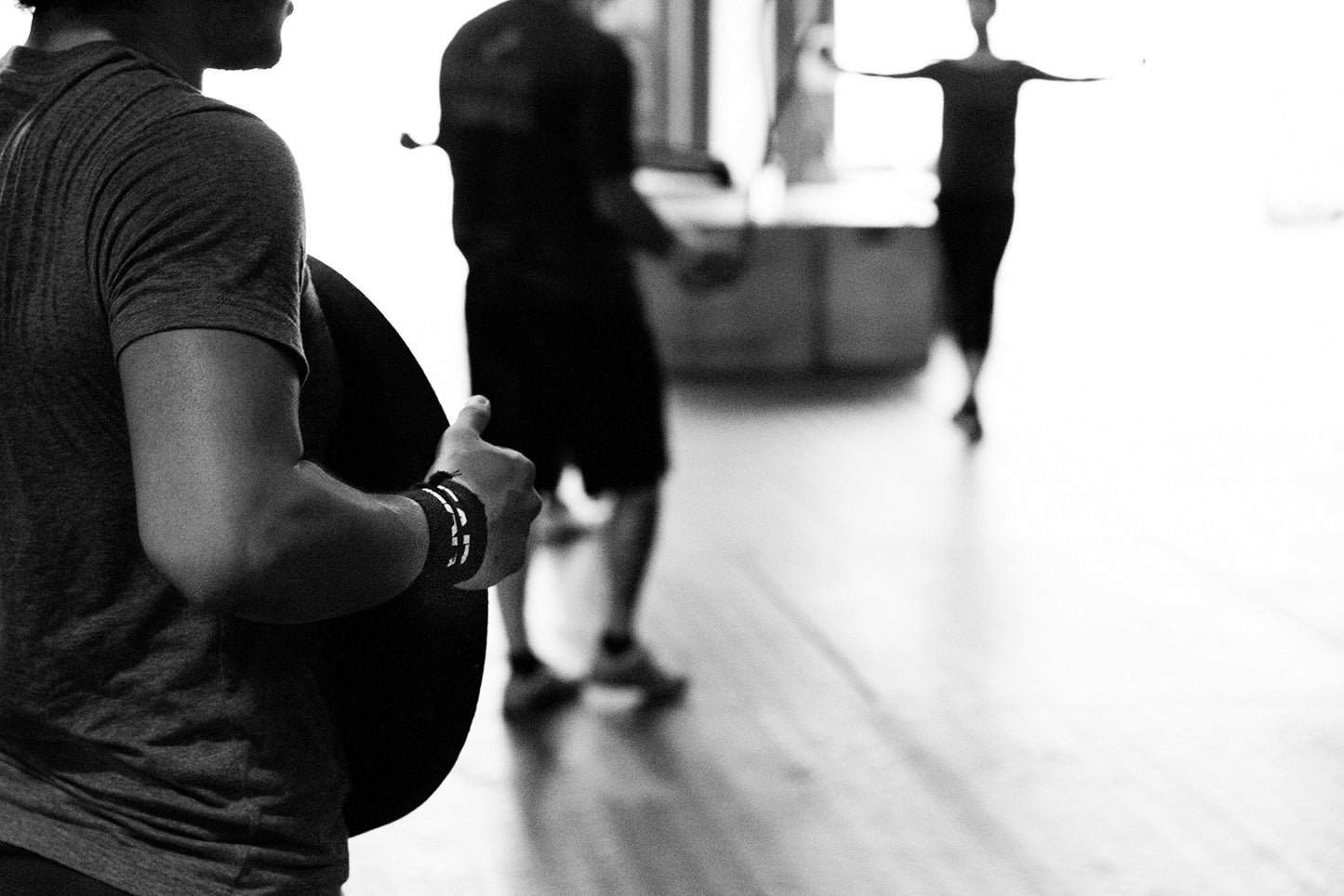 WOD Wear Wrist Wraps for Powerlifting, Strength Training, Bodybuilding, Cross Training, Olympic Weightlifting, Yoga Support - One Size Fits All (Olive/Black Stitch)