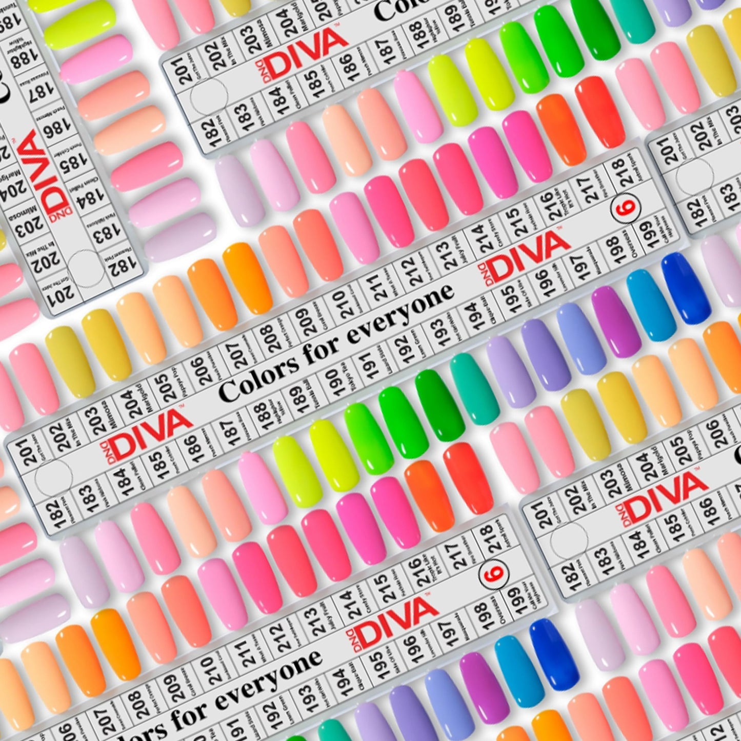 DND Diva Gel Polish Set, First Class Collection, UV/LED Gel Polish and Air Dry Nail Lacquer, Matching Chip-Free Polish Duo, 214 Candy Store, 0.5 Fl Oz