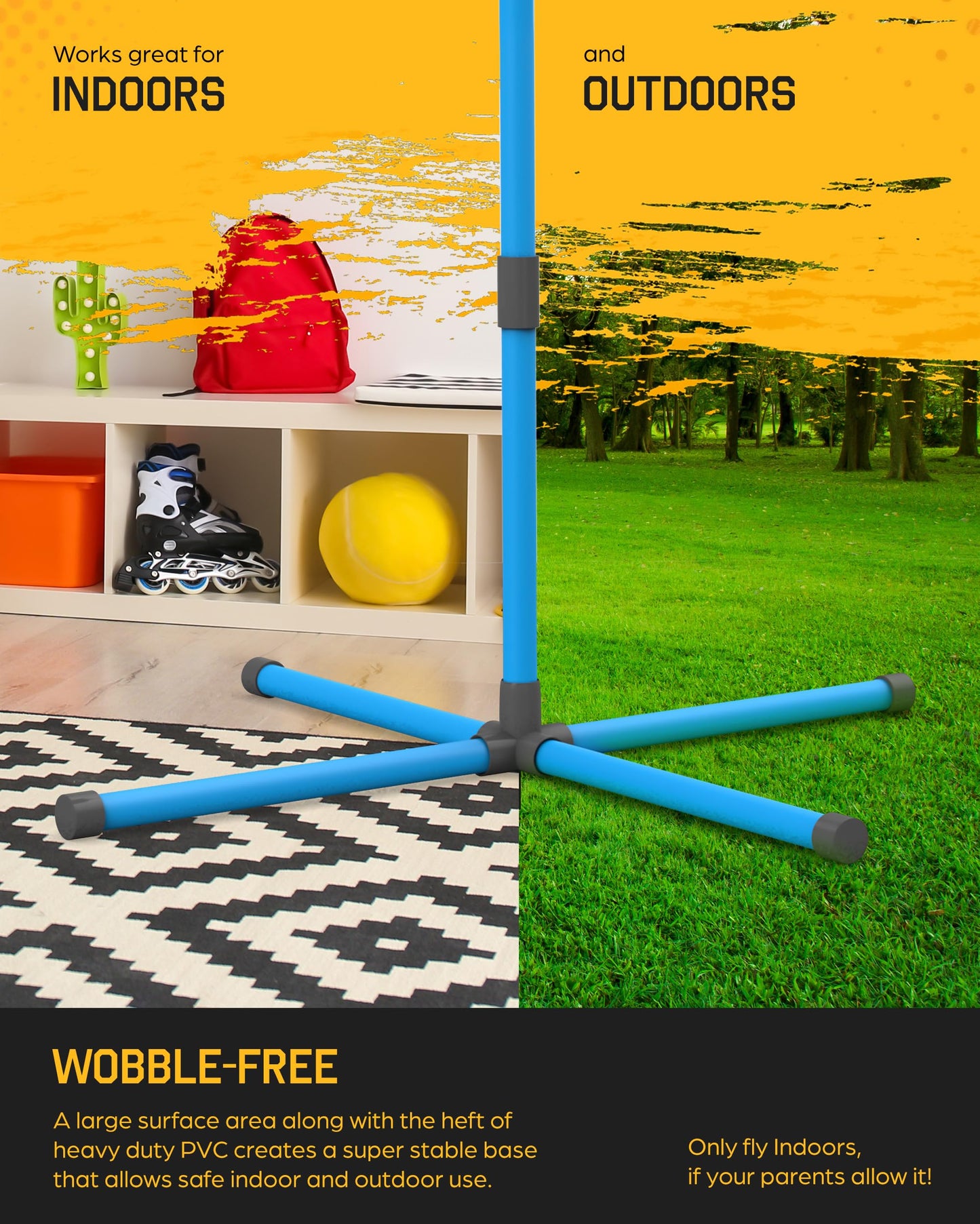 Galvanox Drone Obstacle Course Kit, Includes 3 Easy to Build Hoop Sizes, Perfect for Competition RC FPV Racing of drones or model aircraft. - Game Loop Gate Set