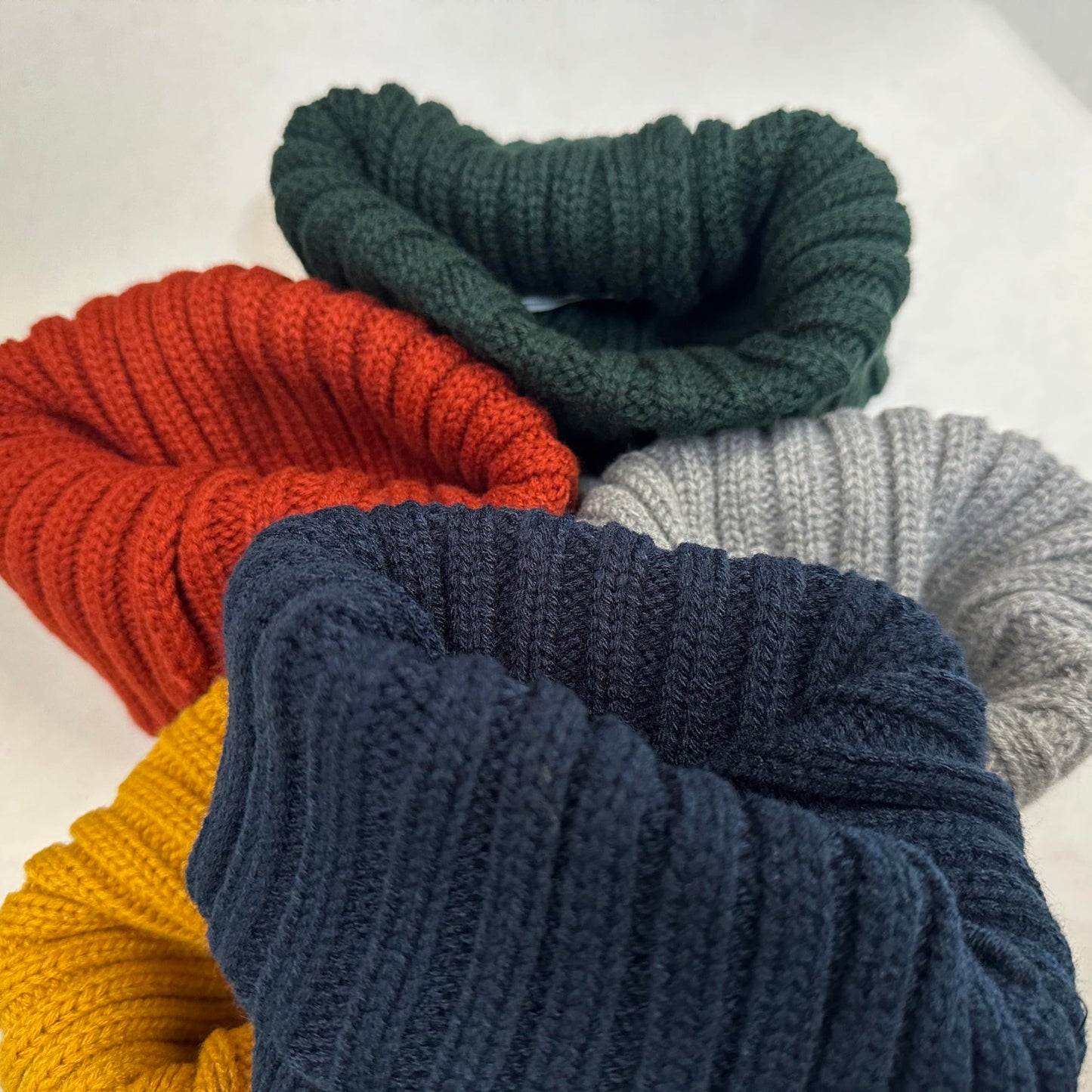 Sustainable Cable Knit, Winter Skull Beanies for Men & Women, Unisex Daily Cuffed Plain Knit Hat, Olive, 1 Count, 1 Pack