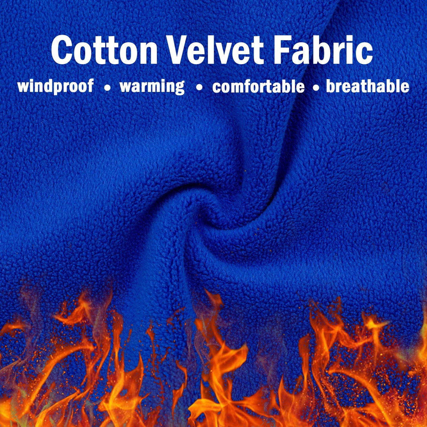 2 PCS Kids Neck Warmer Gaiter Winter Fleece Neck Cover Balaclava Windproof Face Cover Mask for Ski Motorcycle