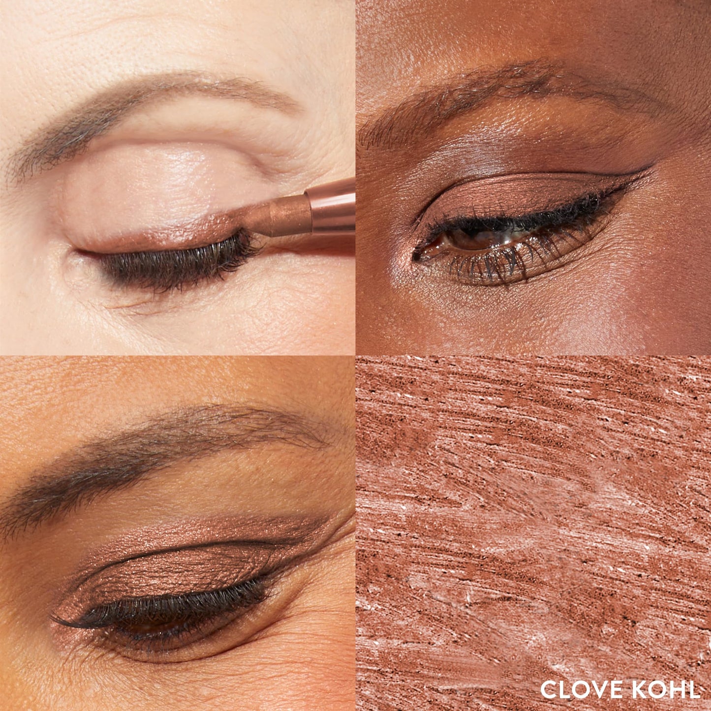 LAURA GELLER NEW YORK Kajal Longwear Kohl Eyeliner Pencil - Clove Kohl - Caffeine and Vitamin E - Smooth & Blendable Liner - Built-In Sharpener