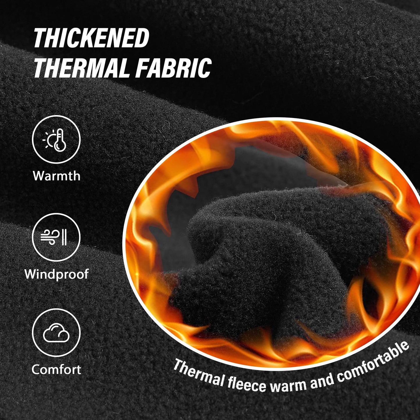 Balaclava Ski Mask-Thick Warm Windproof Winter Face Mask for Men & Women-Cold Weather Gear for Skiing, Motorcycle Riding