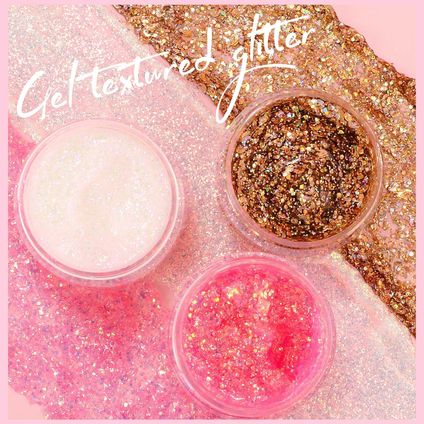 Holographic Body Glitter Gel - Cosmetic-Grade, Color Changing Long-Lasting Glitter for Face, Body, and Hair, Safe and Easy to Use, Perfect for Festivals Parties (Neon Violet)