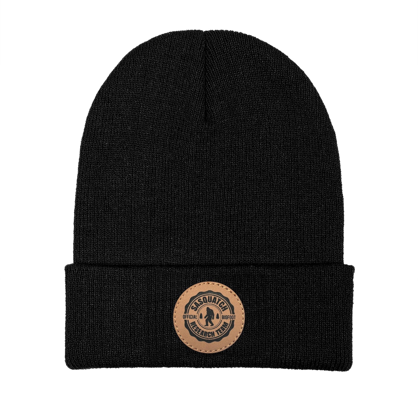 LLZTWOWD Bigfoot Beanie with Embroidery Sasquatch Beanie Hat for Men Women Big Foot Hats Gifts for Dad Knit Hat Warm Knitted Winter