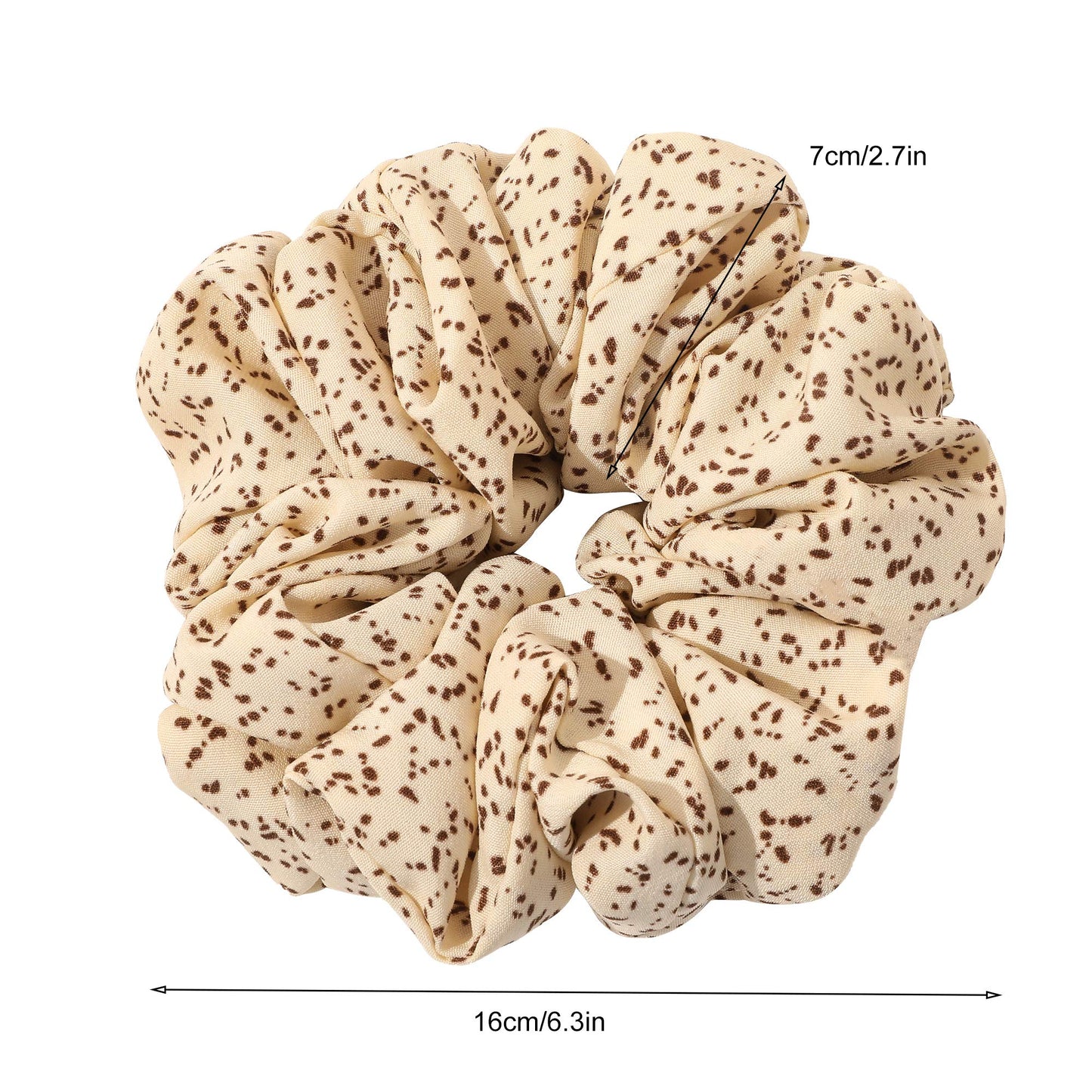 Scrunchies Hair Ties for Women - Big Silk Satin Scrunchie Exra Large Jumbo Gaint Oversized Cute Scrunchy for Curl Thick Hair Yellow Ligas Para el Cabello De Mujer Decorations Gift for Girls