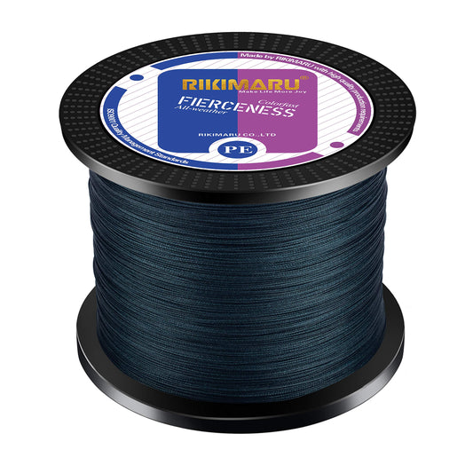 Braided Fishing Line Abrasion Resistant Superline Zero Stretch&Low Memory Extra Thin Diameter Dark Gray 327Yds,4LB