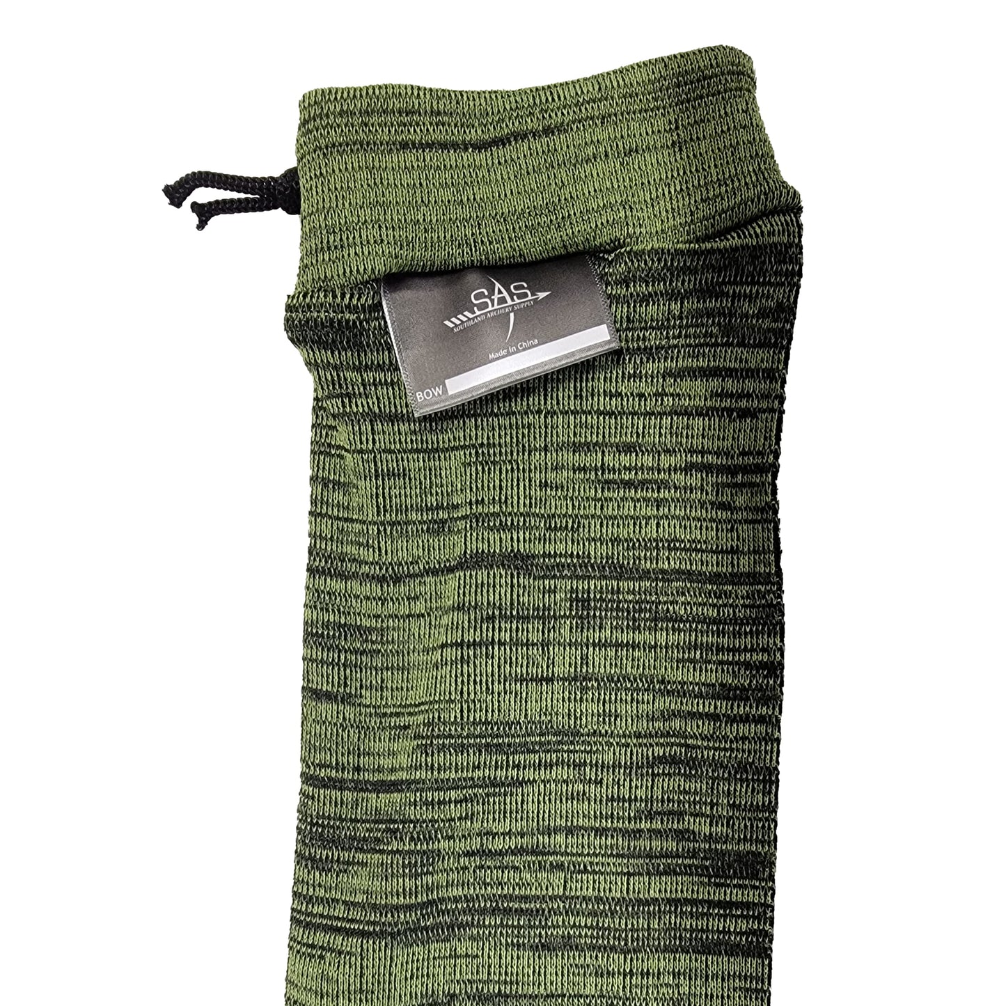 Southland Archery Supply Traditional Bow Sock Sleeve Soft Bag Case Cover 4.5" Wide (Green, 57" x 4.5")