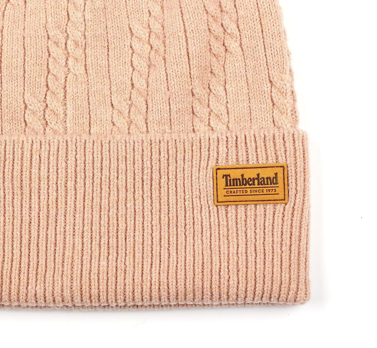 Timberland Women's Gradation Cable Cuff Hat, Cameo Rose