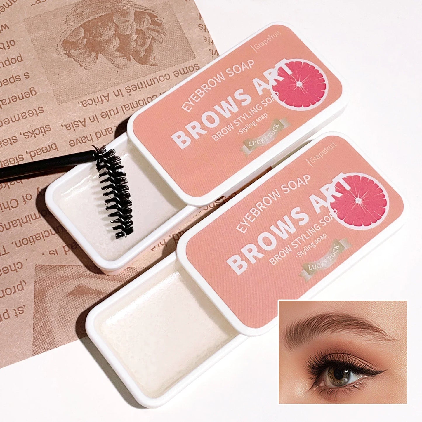 4-Color Waterproof Eyebrow Styling Wax