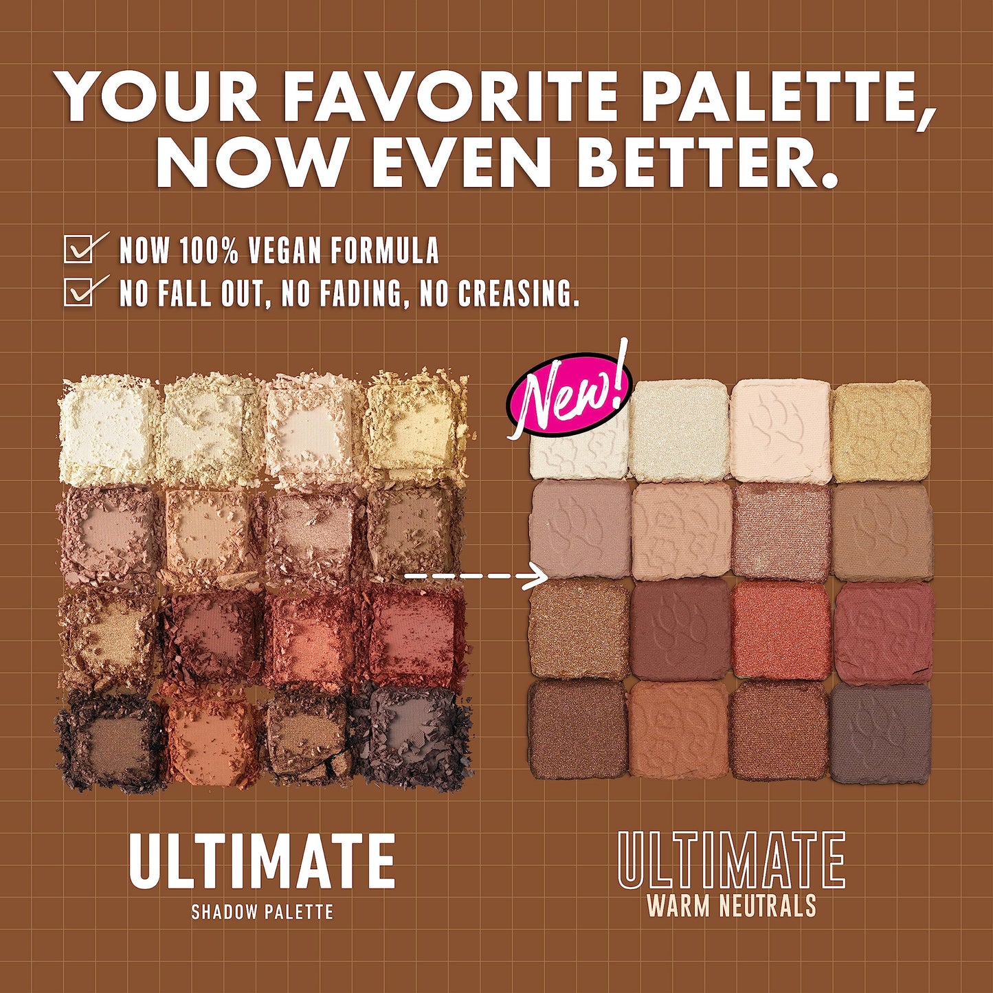 NYX PROFESSIONAL MAKEUP, Ultimate Shadow Palette, Eyeshadow Palette - Warm Neutrals