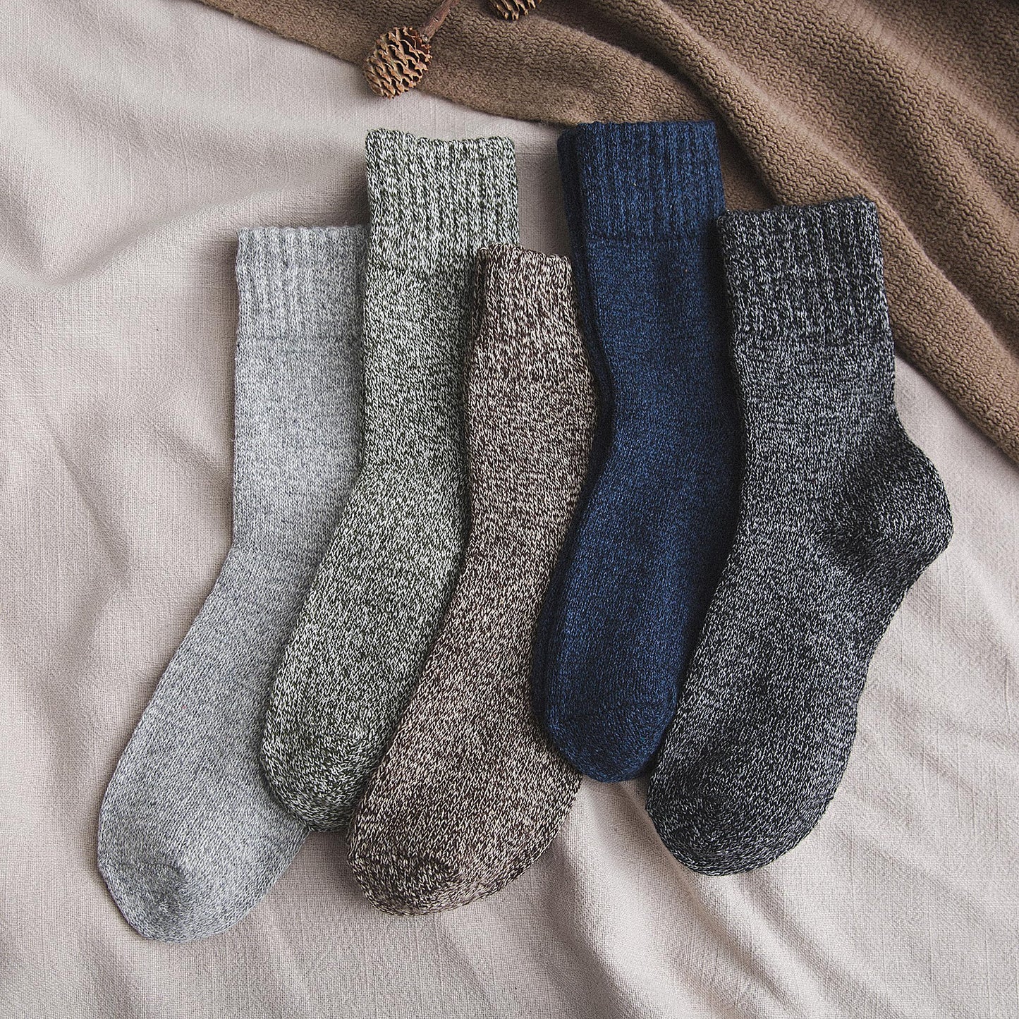 GLCMXMART wool socks for women, warm thermal thick winter socks for women cold weather, gift for women her