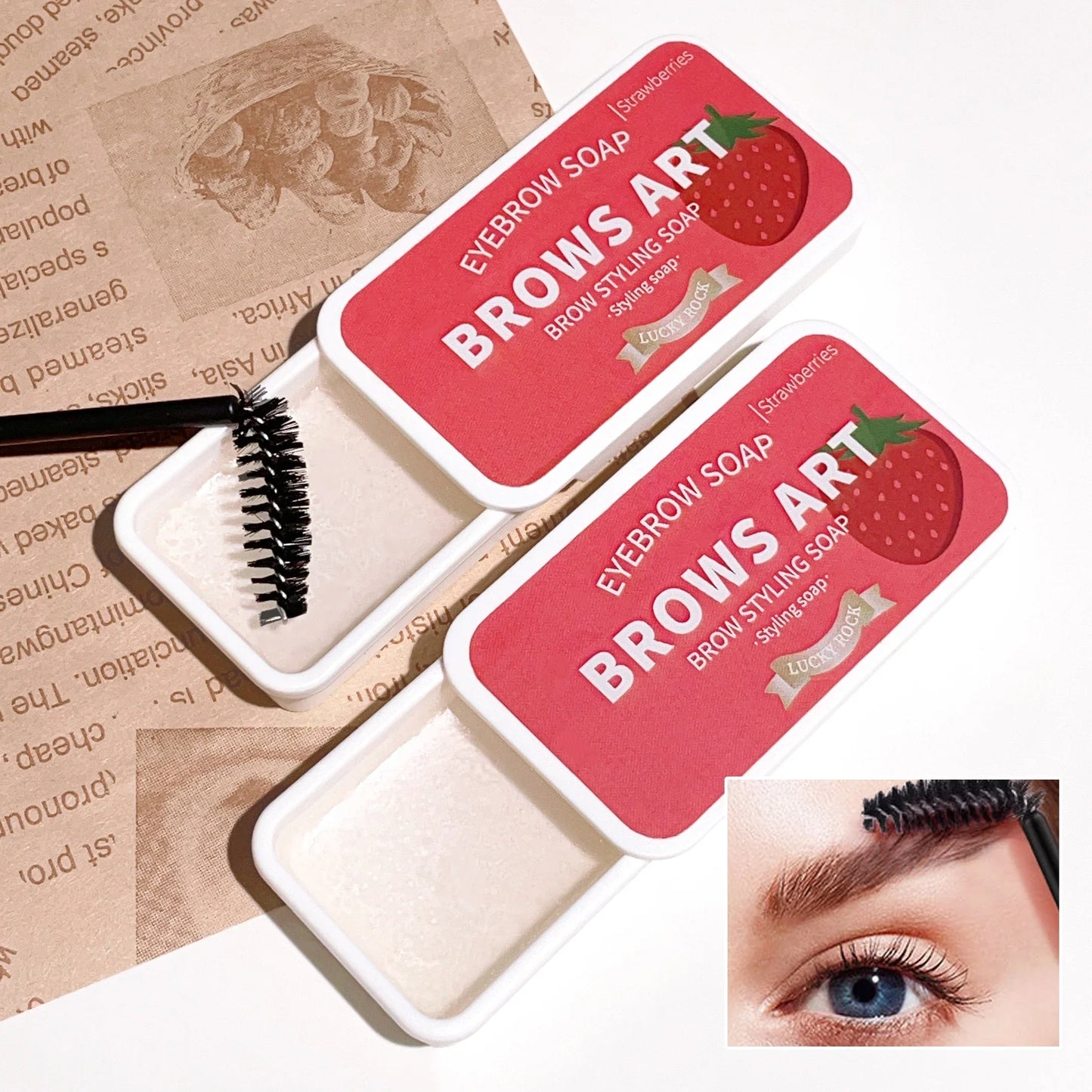 4-Color Waterproof Eyebrow Styling Wax