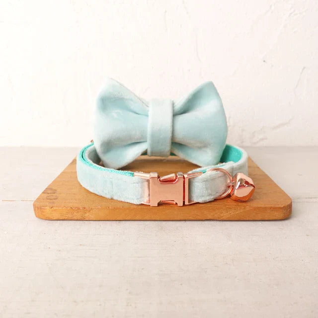 Personalized Velvet Cat Collar