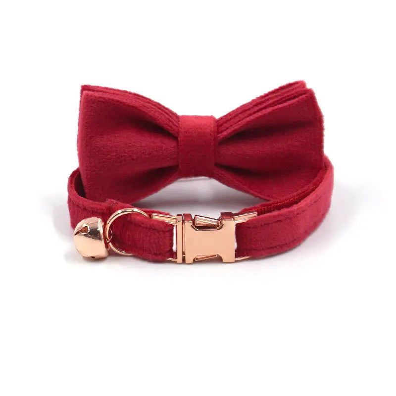 Personalized Velvet Cat Collar