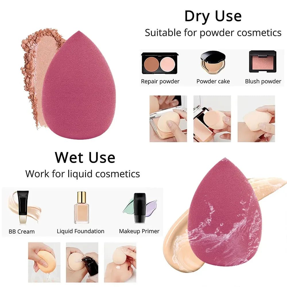 4/8PCS Makeup Sponge Blender Set