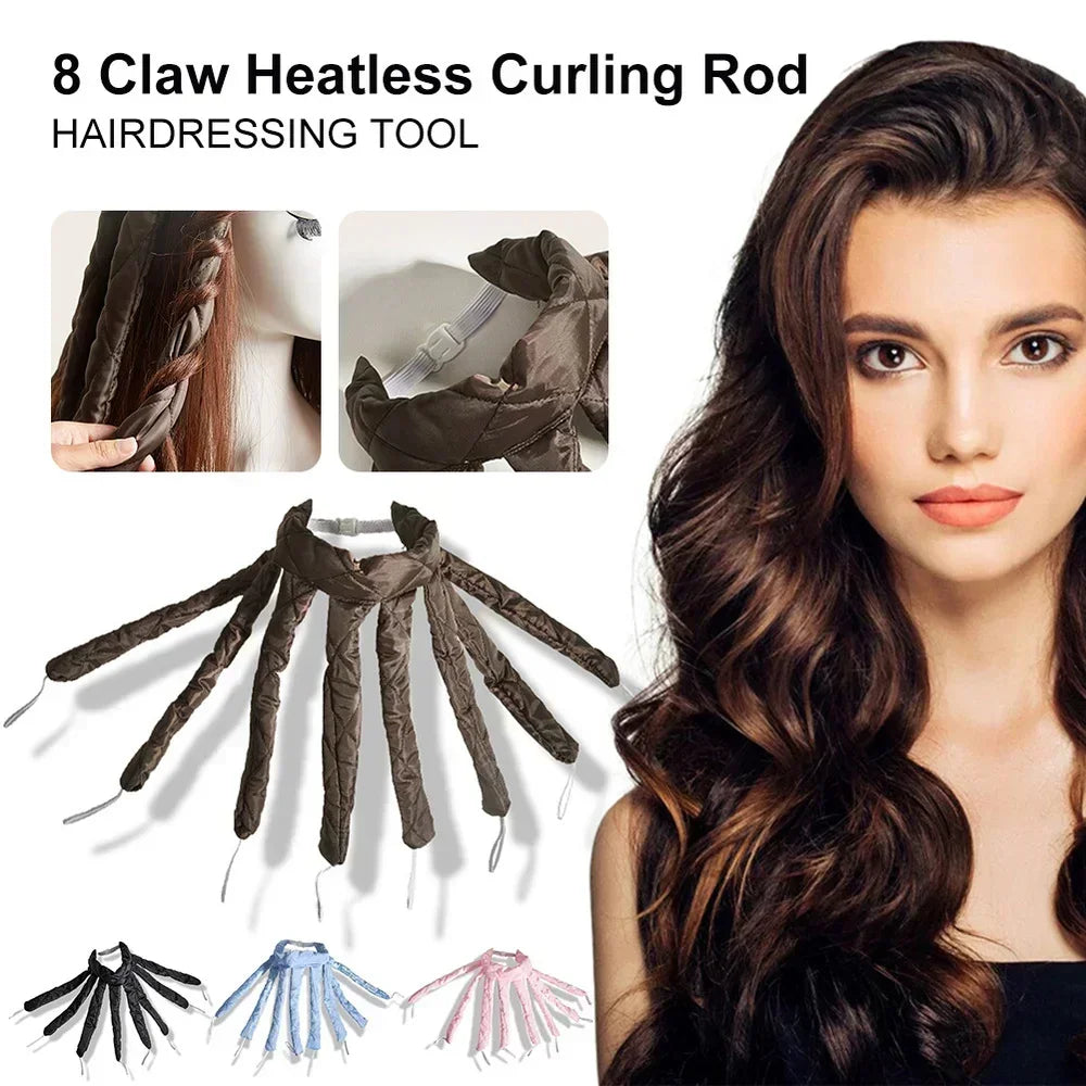 Heatless Velcro Octopus Curl Rollers