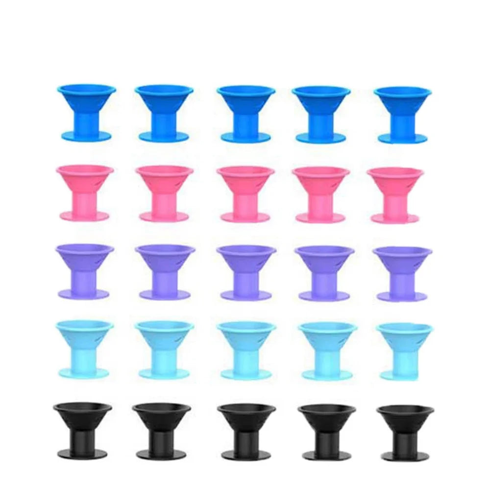 Rubber Silicone Heatless Hair Rollers