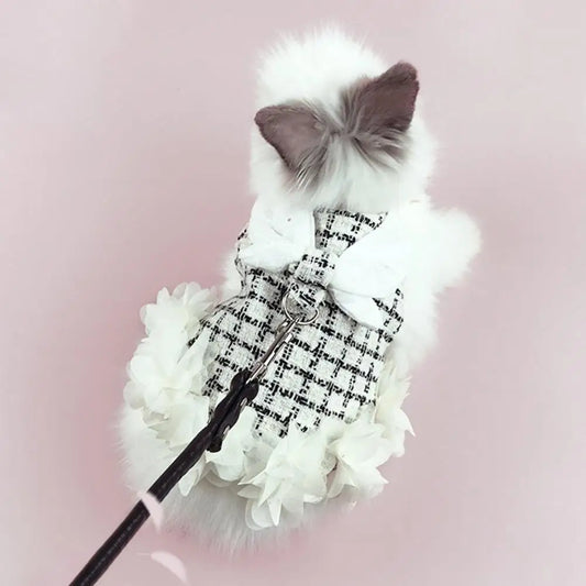 Cotton Rabbit Dress Leash Set