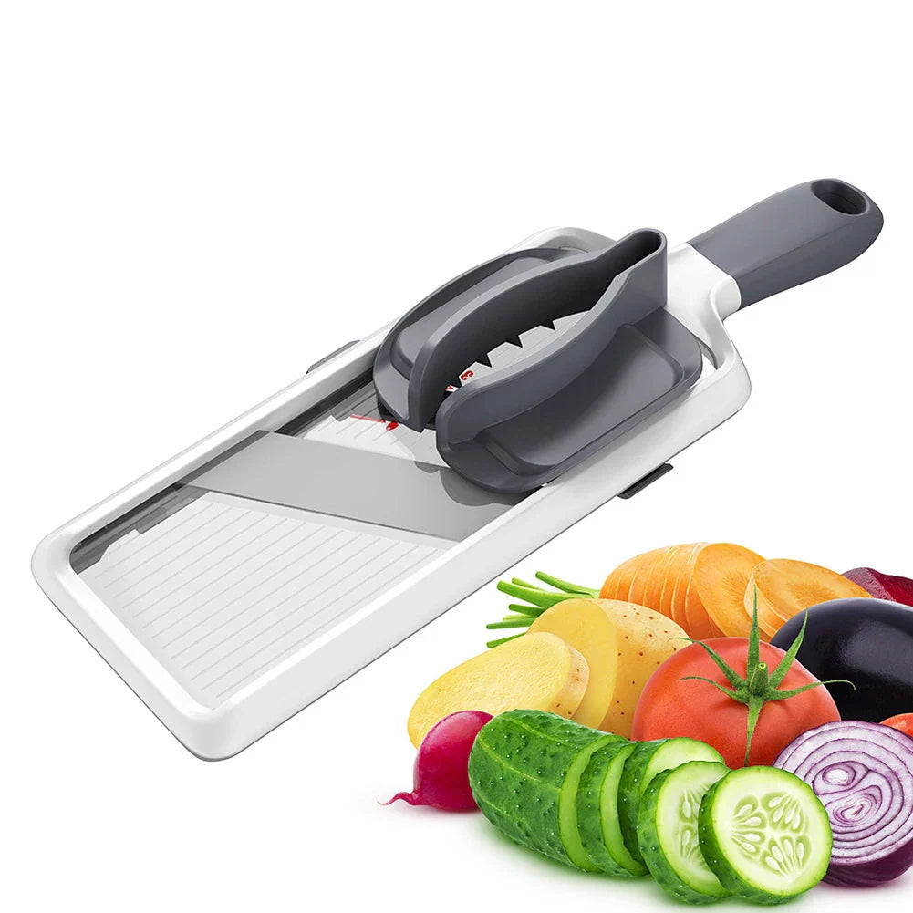 Safe Adjustable Mandoline Slicer