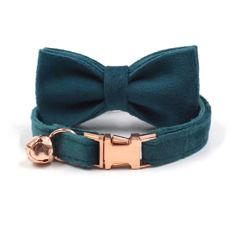 Personalized Velvet Cat Collar