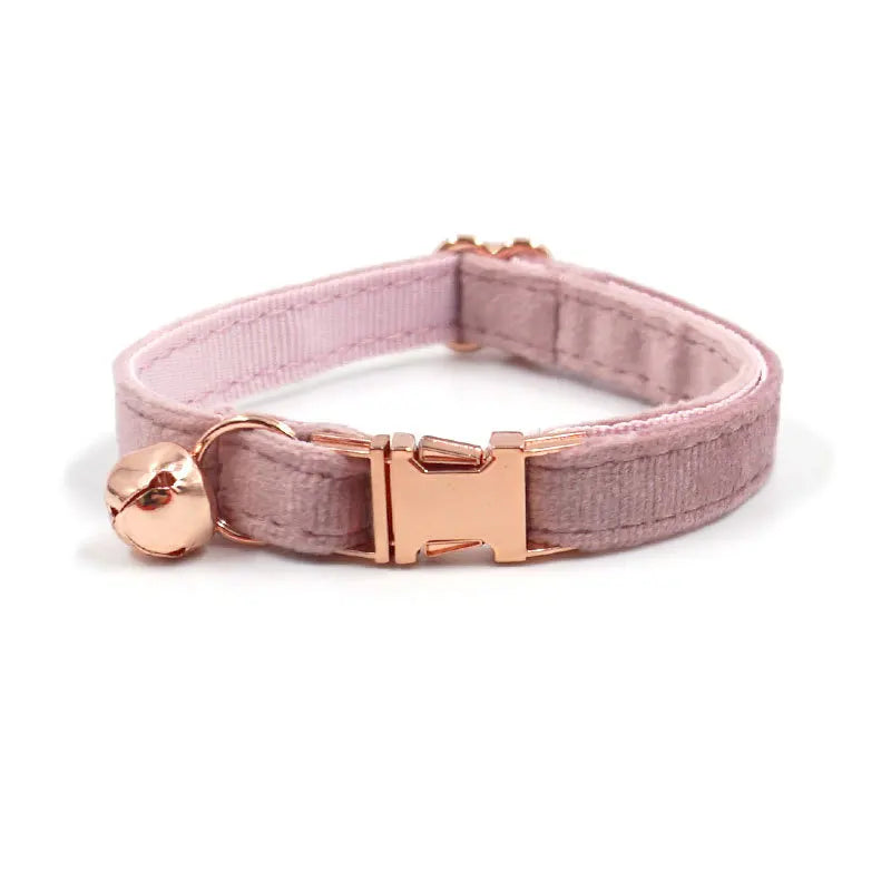 Personalized Velvet Cat Collar