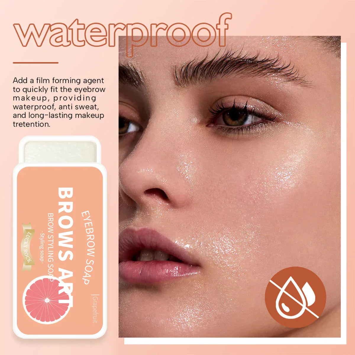 4-Color Waterproof Eyebrow Styling Wax