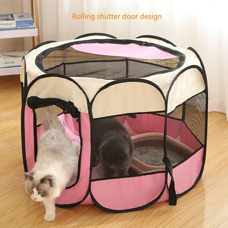 Pet Cage  Foldable Octagonal