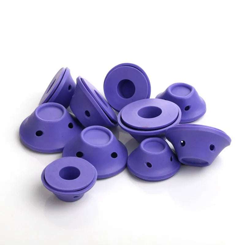Rubber Silicone Heatless Hair Rollers