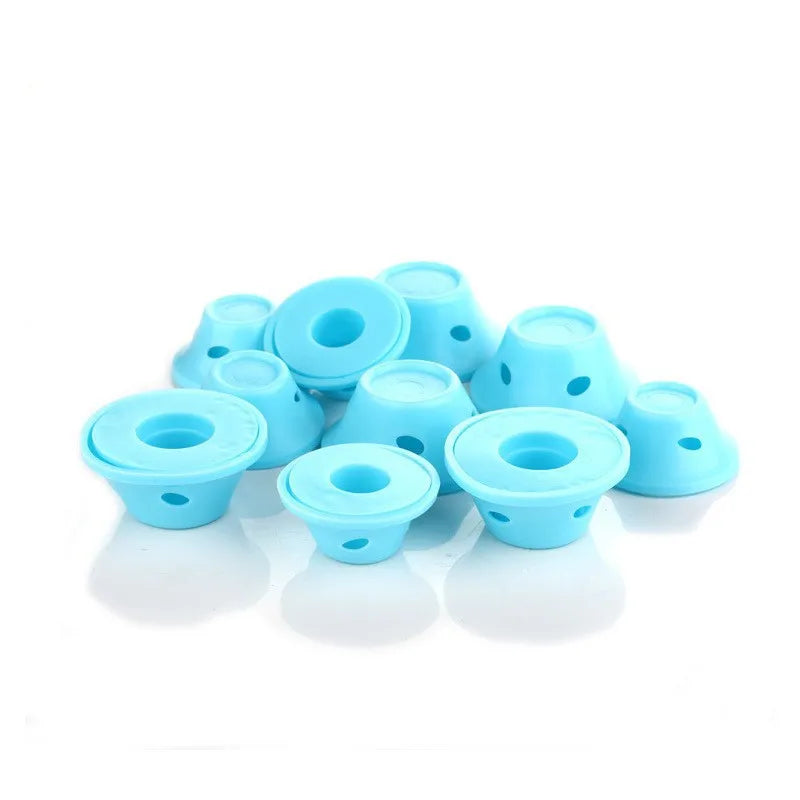 Rubber Silicone Heatless Hair Rollers