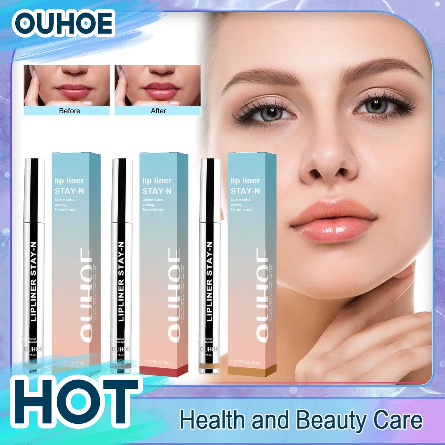 Waterproof Long-Lasting Lip Liner